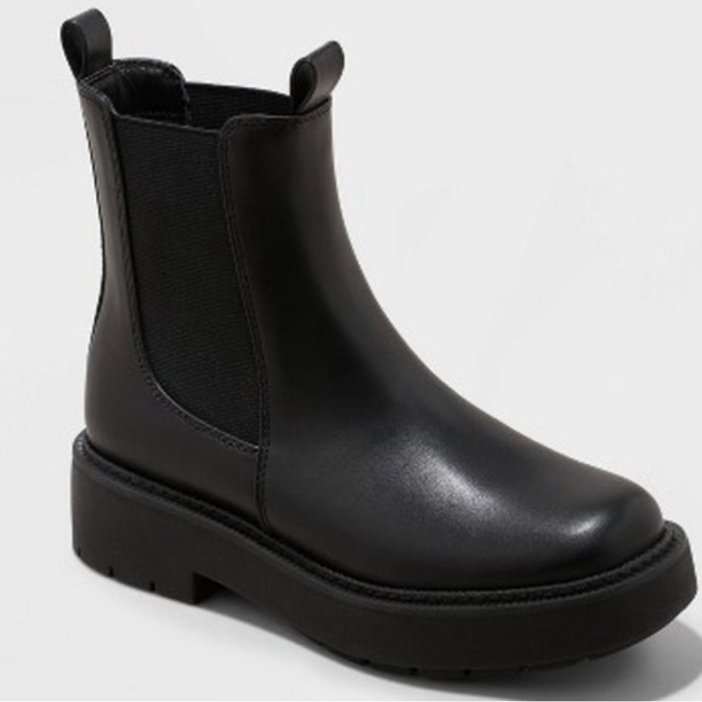 Women's Demi Chelsea Boots - A New Day Black.  Size 10.  New with tag.